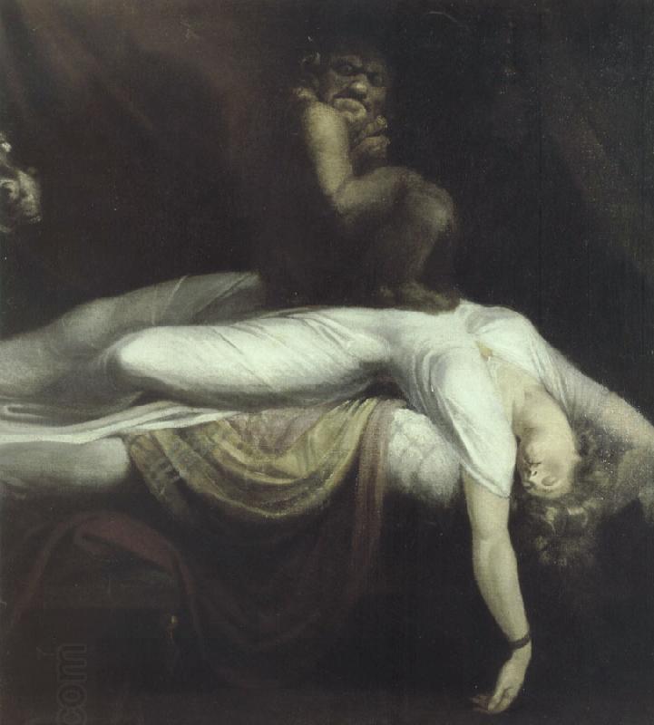 Johann Heinrich Fuseli cauchemar oil painting picture